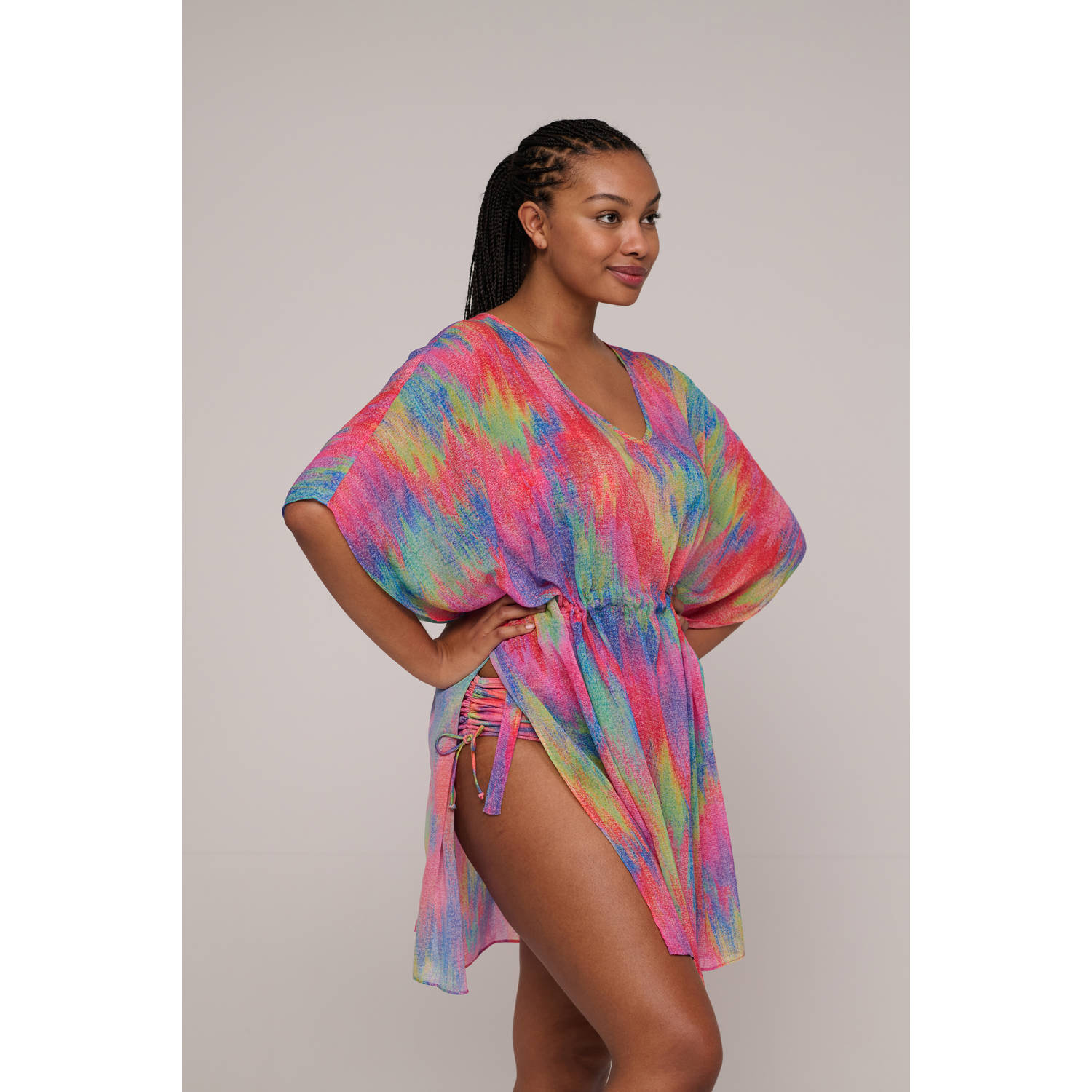 PrimaDonna strandtuniek Cairo met lurex fuchsia multi