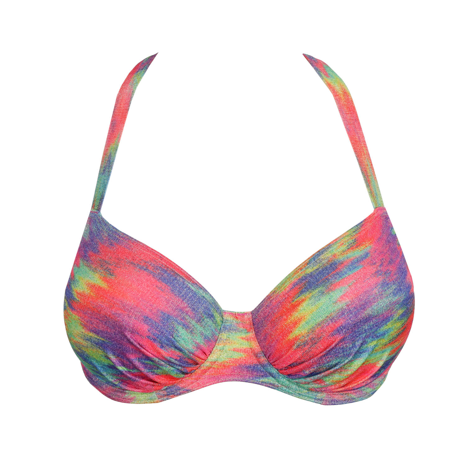 PrimaDonna niet-voorgevormde beugel bikinitop Cairo met lurex fuchsia multi