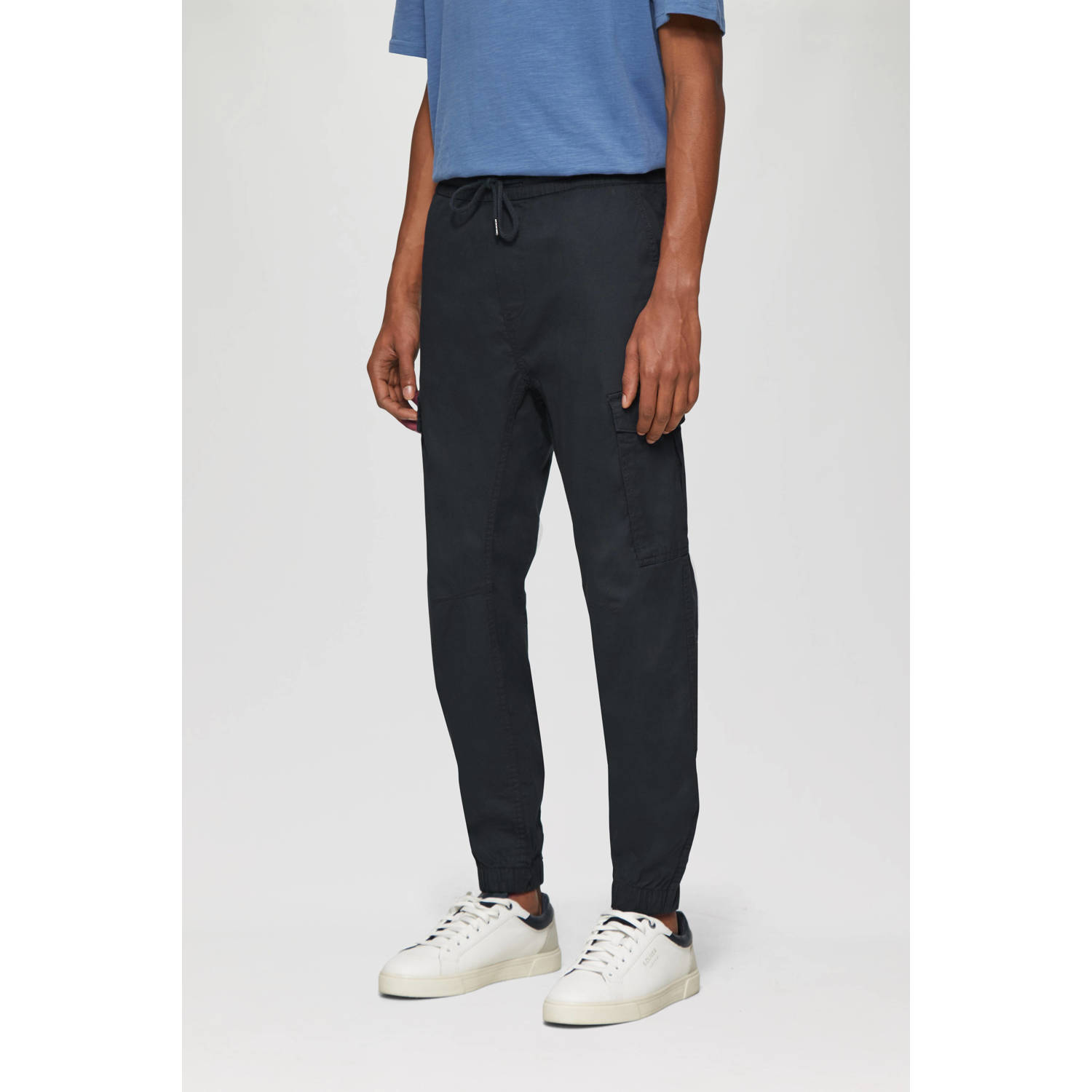 Q S by s.Oliver cargobroek donkerblauw