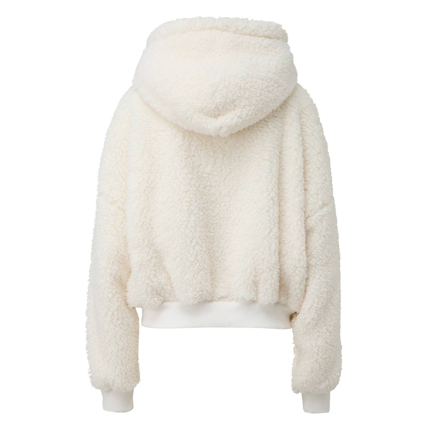 Q S by s.Oliver teddy winterjas wit