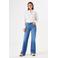 Garcia wide leg jeans light blue denim
