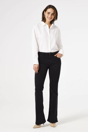 flared jeans black denim