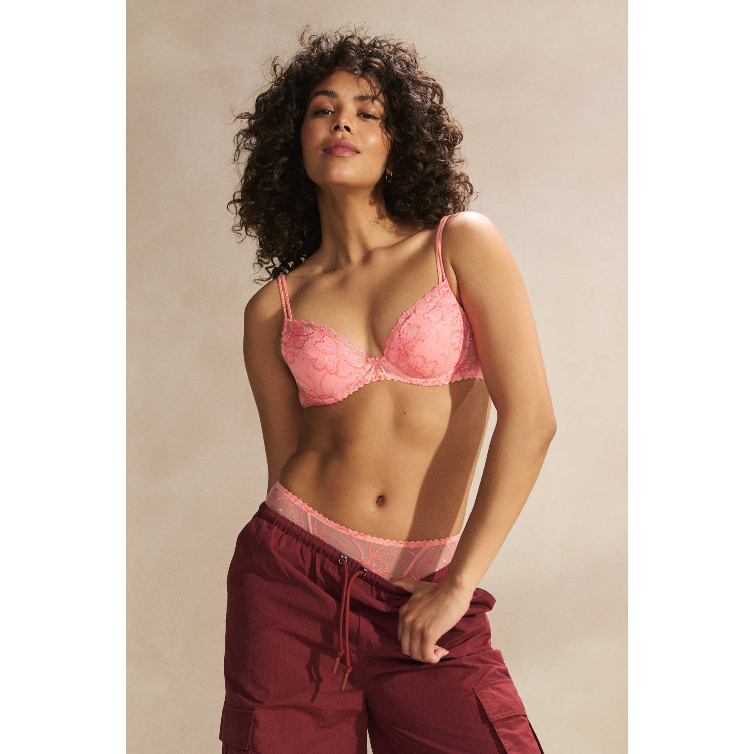 Marie Jo voorgevormde push-up bh Jane roze