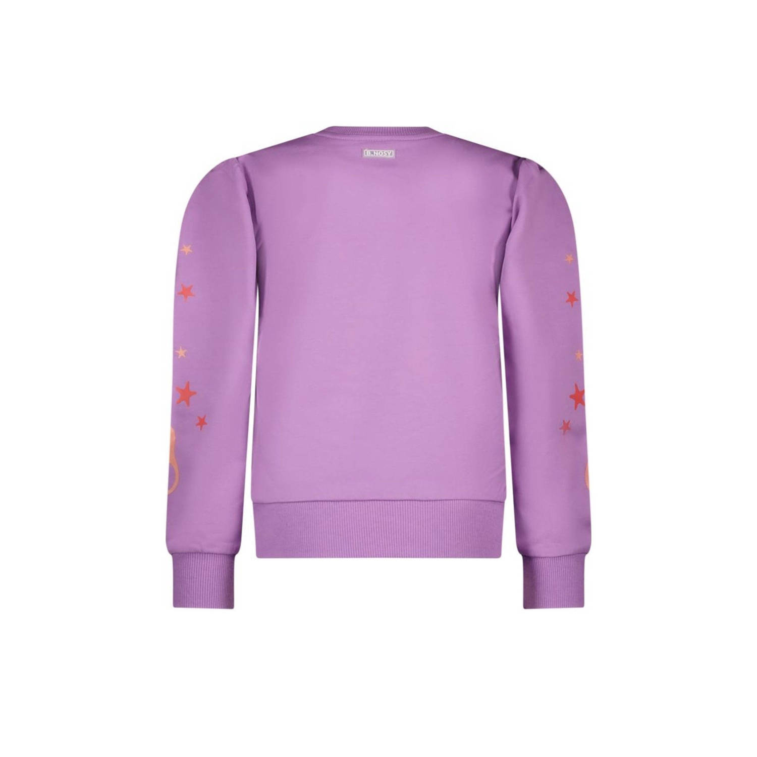 B.Nosy x K3 sweater Scottie met printopdruk zachtpaars