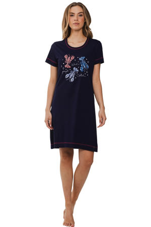 nachthemd donkerblauw