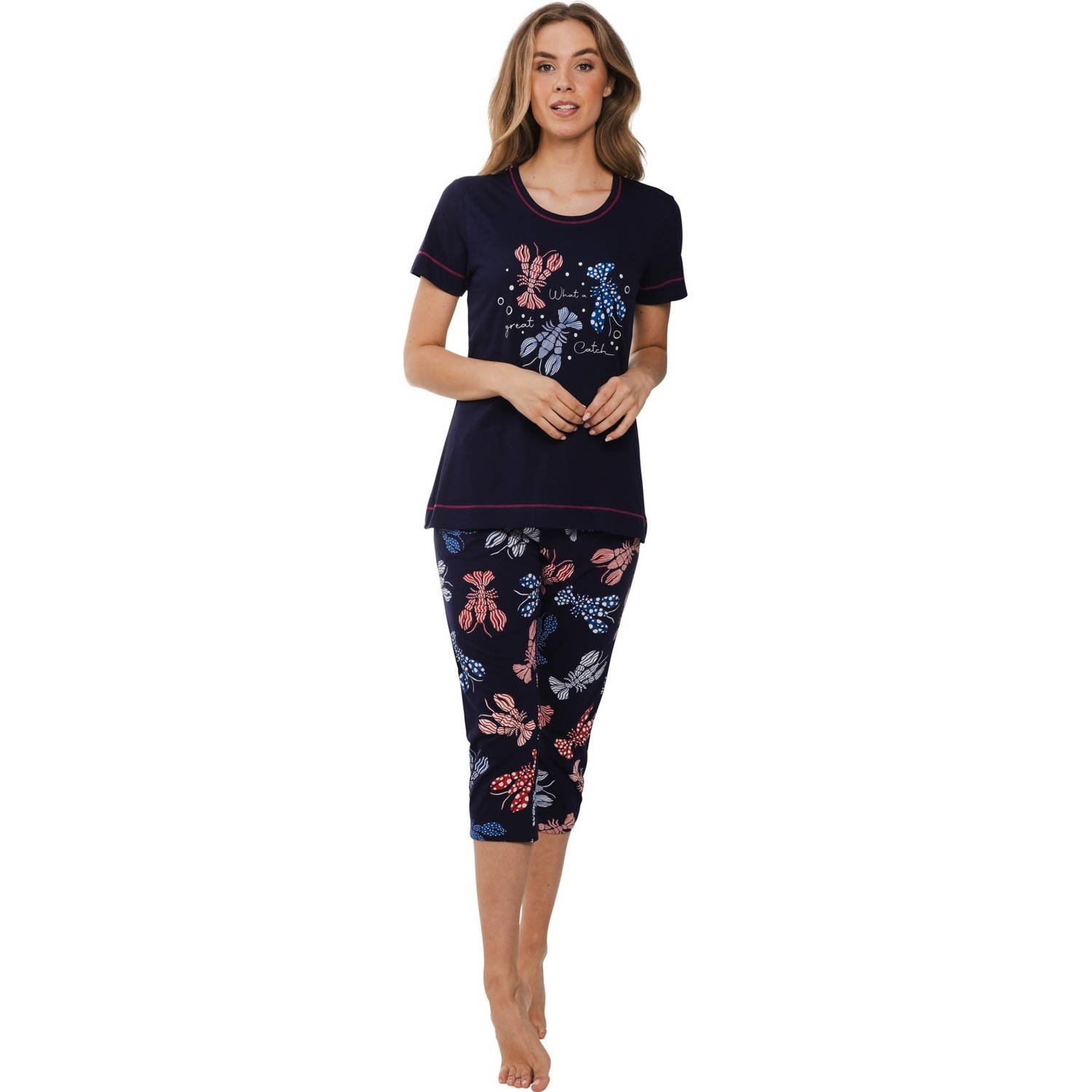 Rebelle pyjama donkerblauw