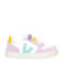Veja leren sneakers lila multi