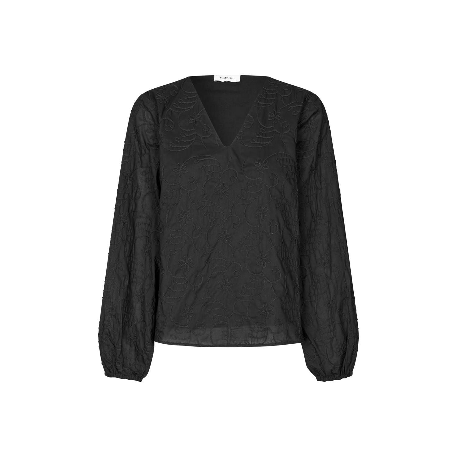 Modström Lange Mouw Top KaidenMD Stijl Black Dames