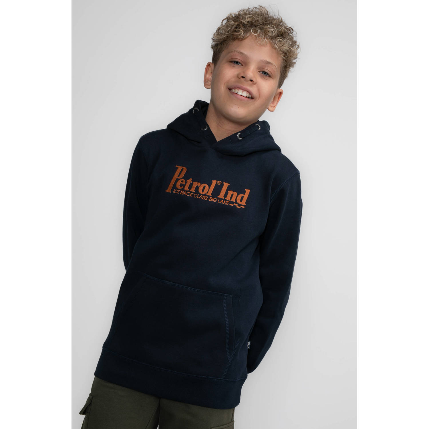 Petrol Industries hoodie blauw