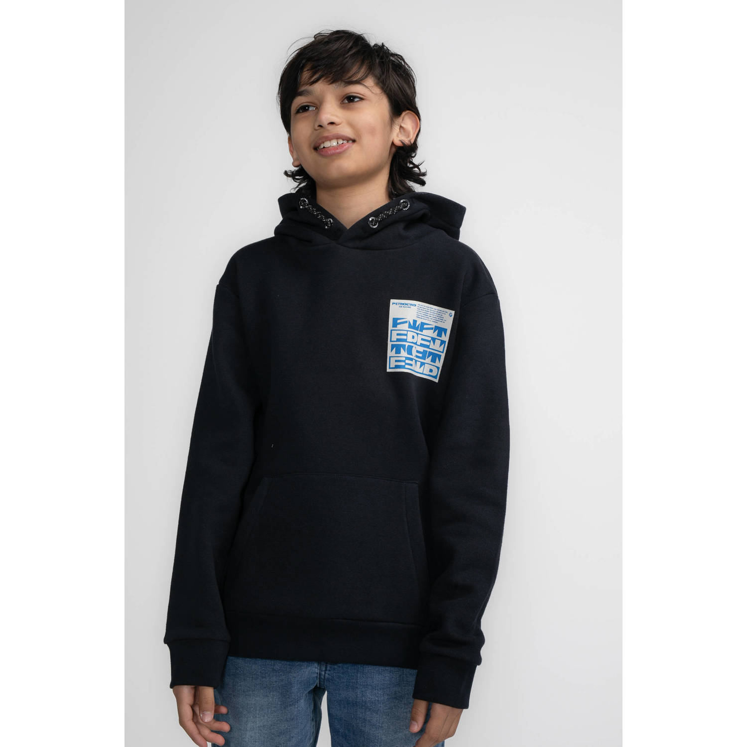 Petrol Industries hoodie zwart