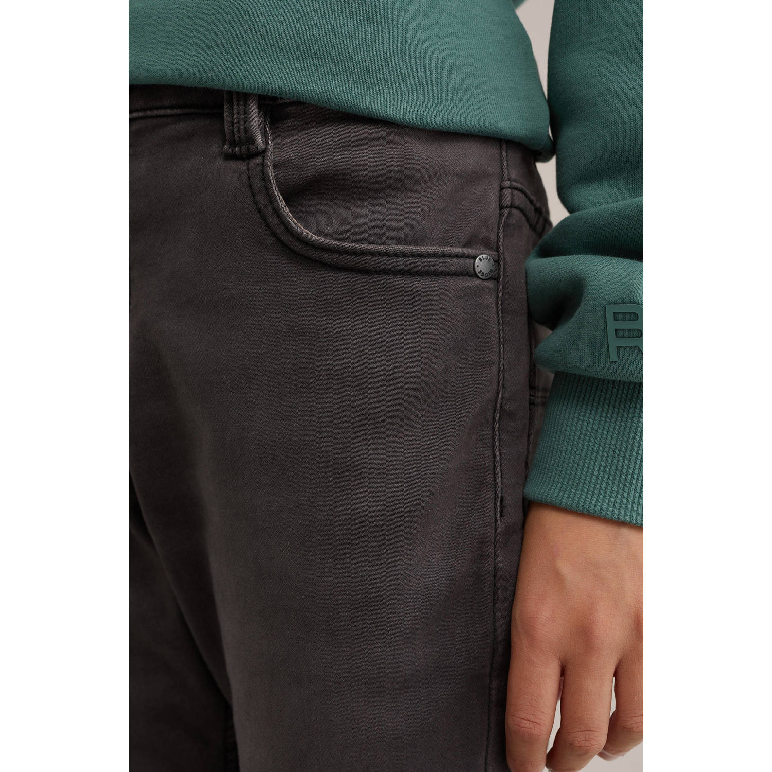 WE Fashion Blue Ridge skinny jeans black faded