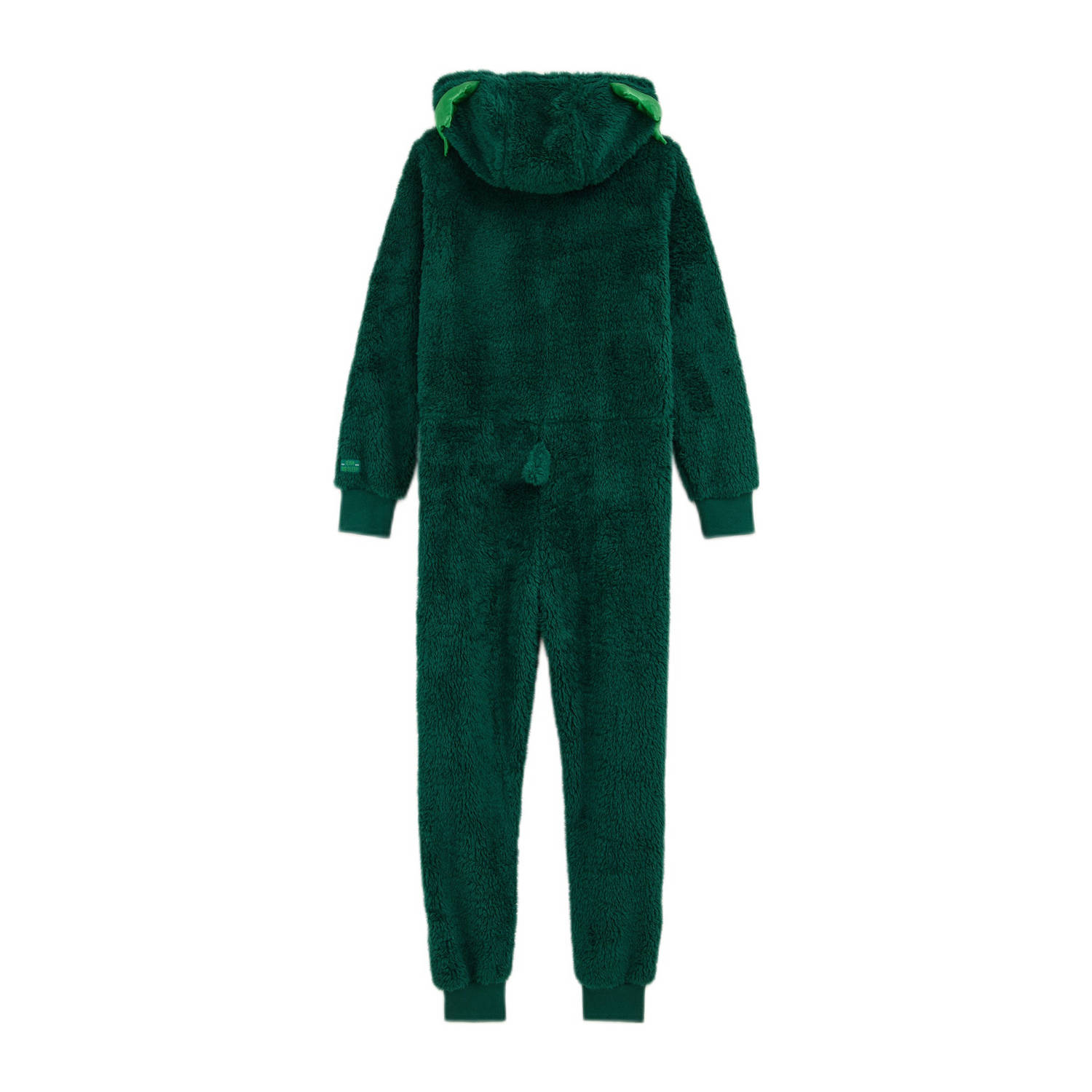 WE Fashion Onesie draak donkergroen ecru