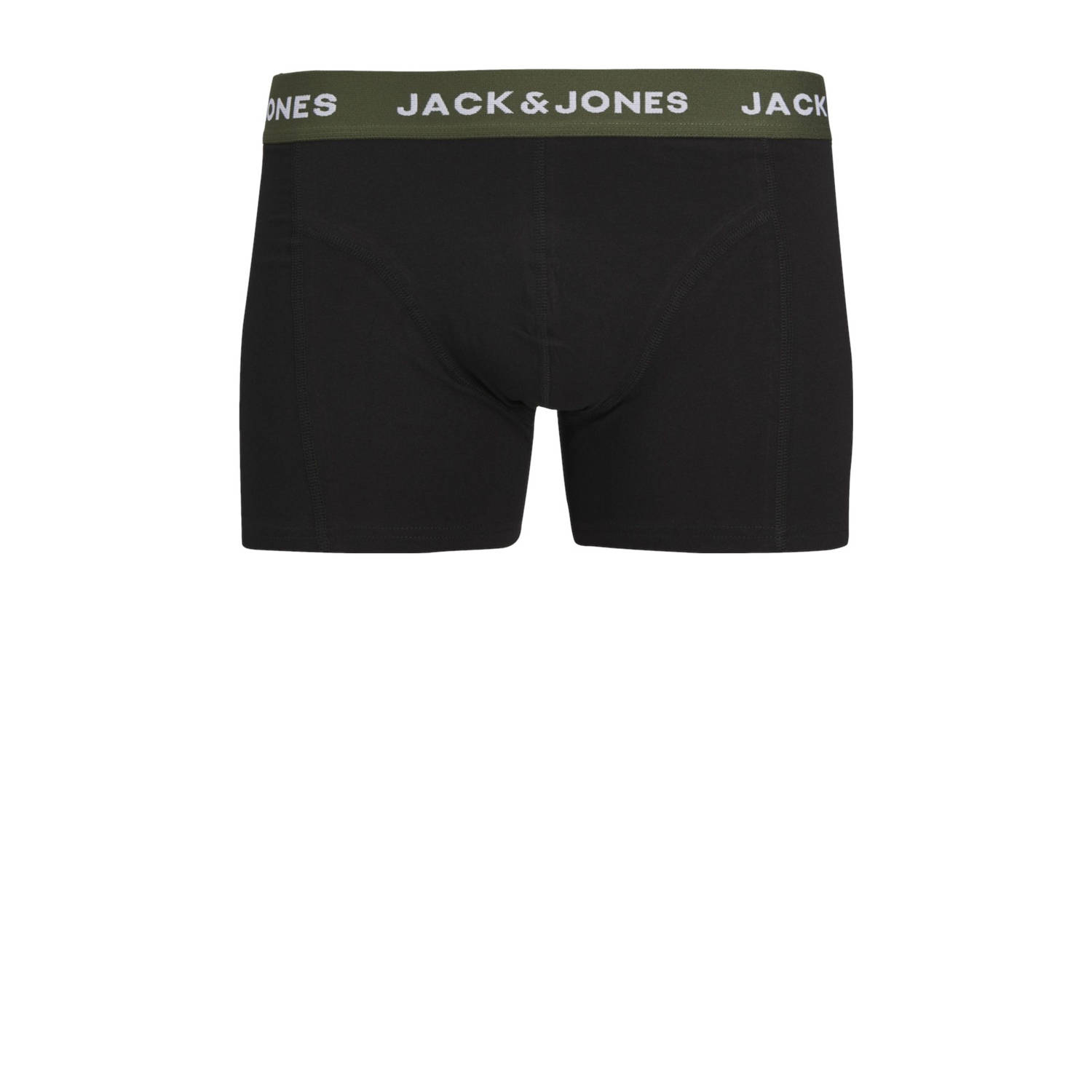 JACK & JONES JUNIOR boxershort JACARON set van 3 zwart