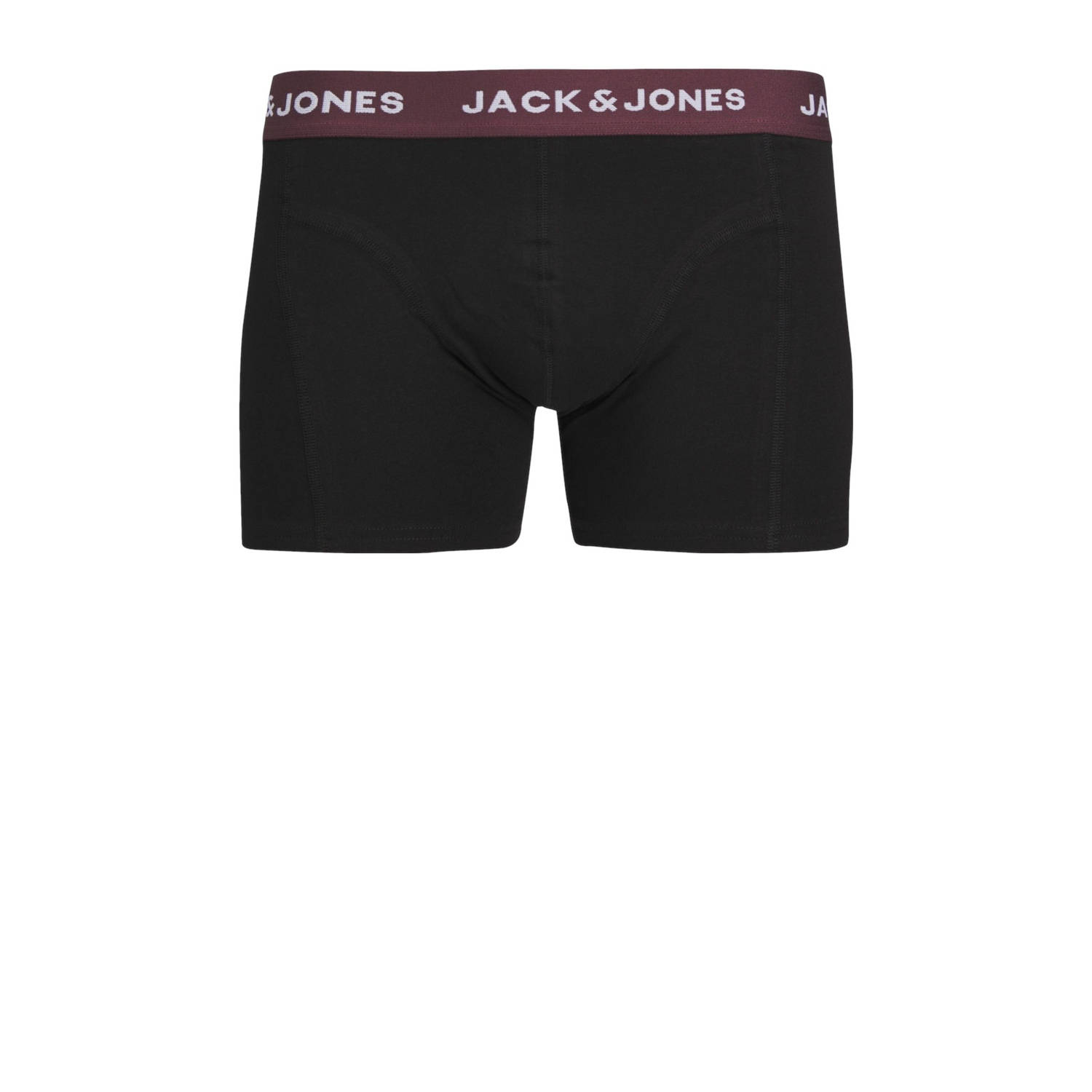 JACK & JONES JUNIOR boxershort JACARON set van 3 zwart