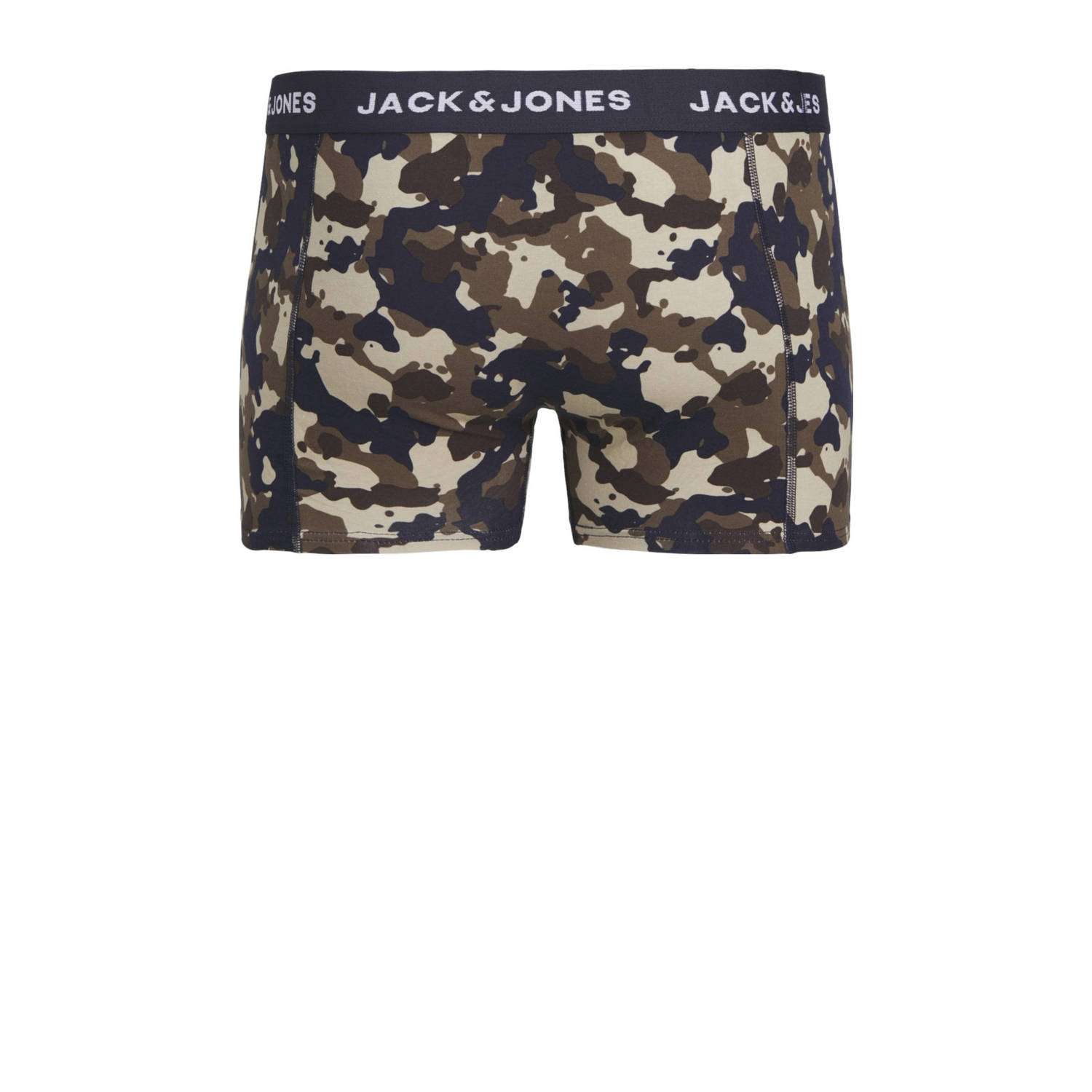 JACK & JONES JUNIOR boxershort JACCAMOFLAGE -set van 3 donkerblauw groen