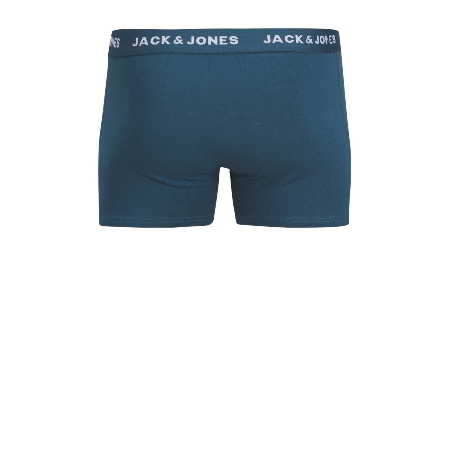 JACK & JONES JUNIOR boxershort JACTEO SOLID set van 5 blauw multicolor