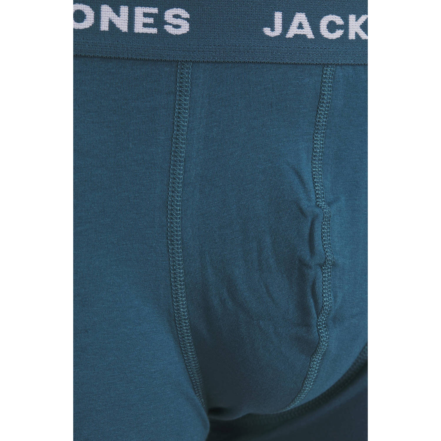 JACK & JONES JUNIOR boxershort JACTEO SOLID set van 5 blauw multicolor