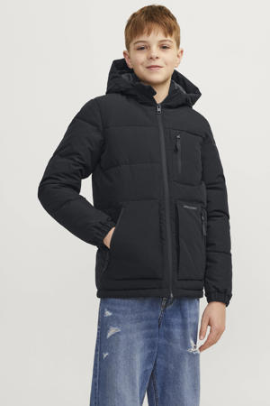 gewatteerde winterjas JJEOTTO donkerblauw