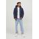 JACK & JONES JUNIOR gewatteerde winterjas JCOSPEED donkerblauw