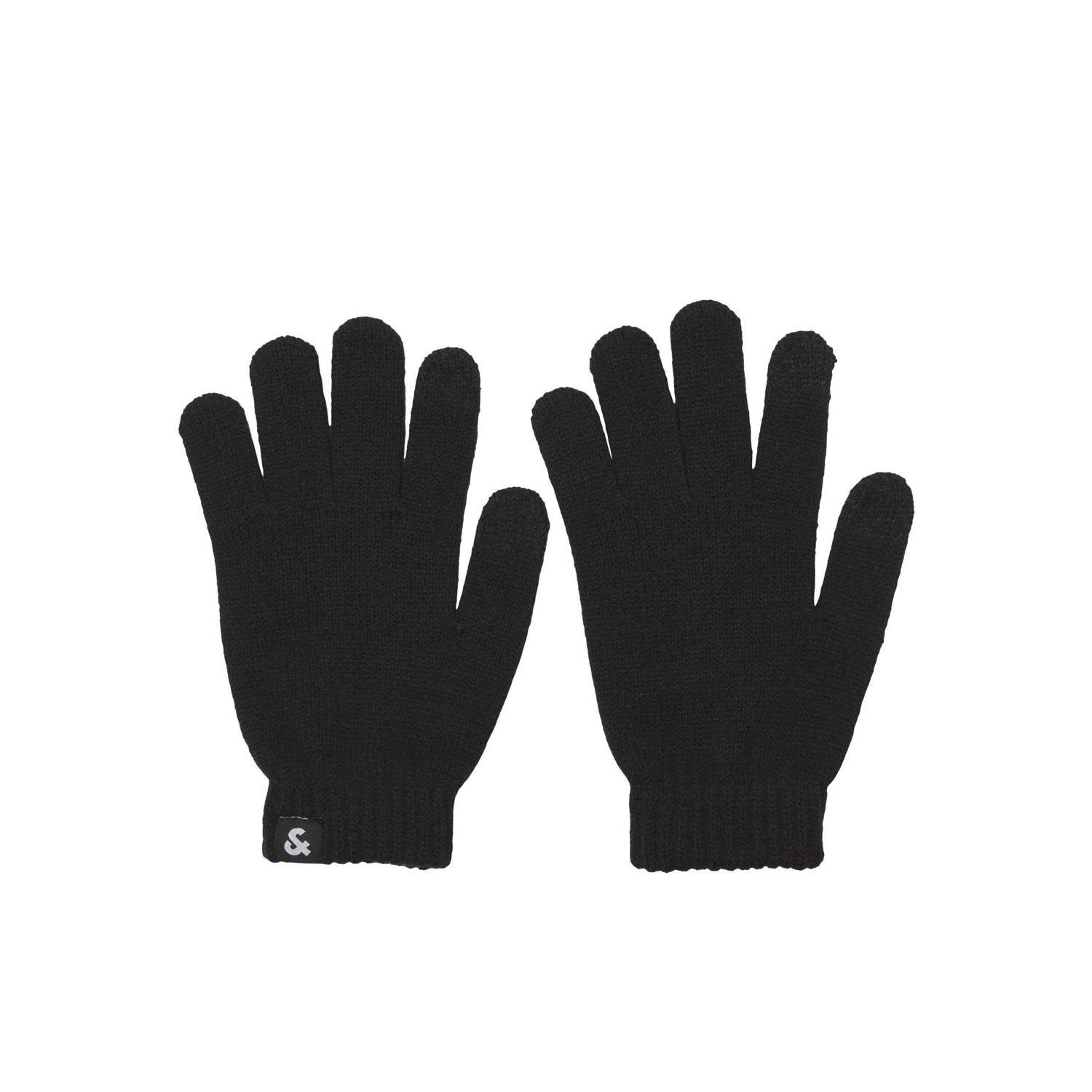 Jack & jones Gebreide handschoenen met labeldetail model 'BARRY'