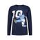 Messi longsleeve Goal met printopdruk donkerblauw