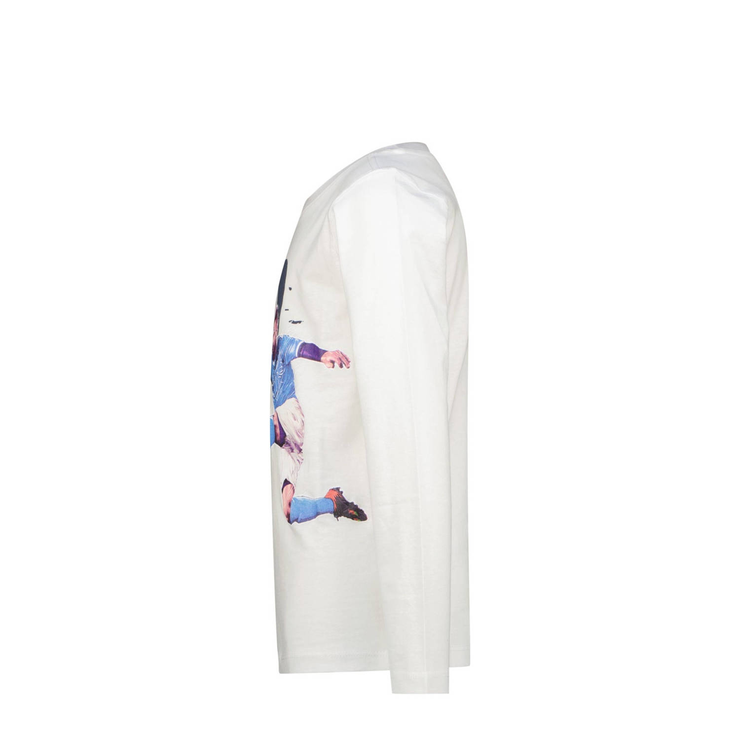 Messi longsleeve Goal met printopdruk wit