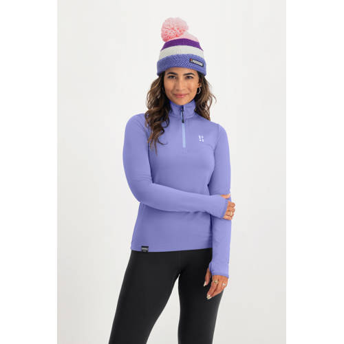 Poederbaas beanie lila multi afbeelding