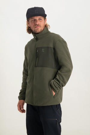 fleece vest Four Seasons donkergroen