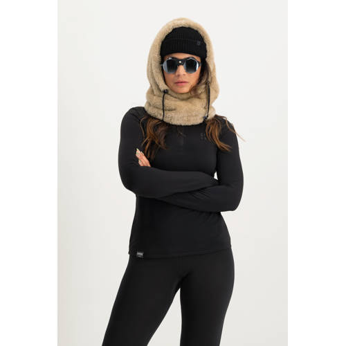 Poederbaas teddy balaclava beige afbeelding