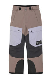 thumbnail: Bruin, donkerbruin en lilakleurige jongens en meisjes Color Kids skibroek van polyester 