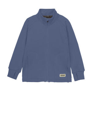 fleece vest blauw