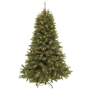 verlichte kerstboom Forest frosted (h260xø168 cm)