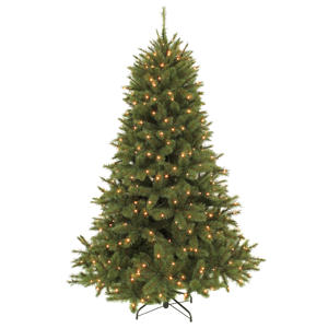 verlichte kerstboom Forest frosted (h260xø168 cm)