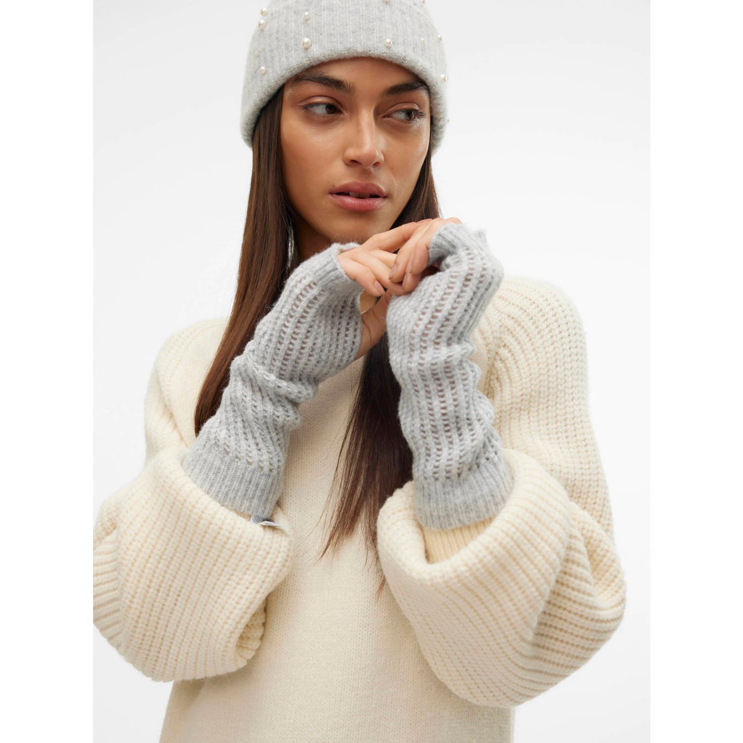 VERO MODA handschoenen VMPIA grijs