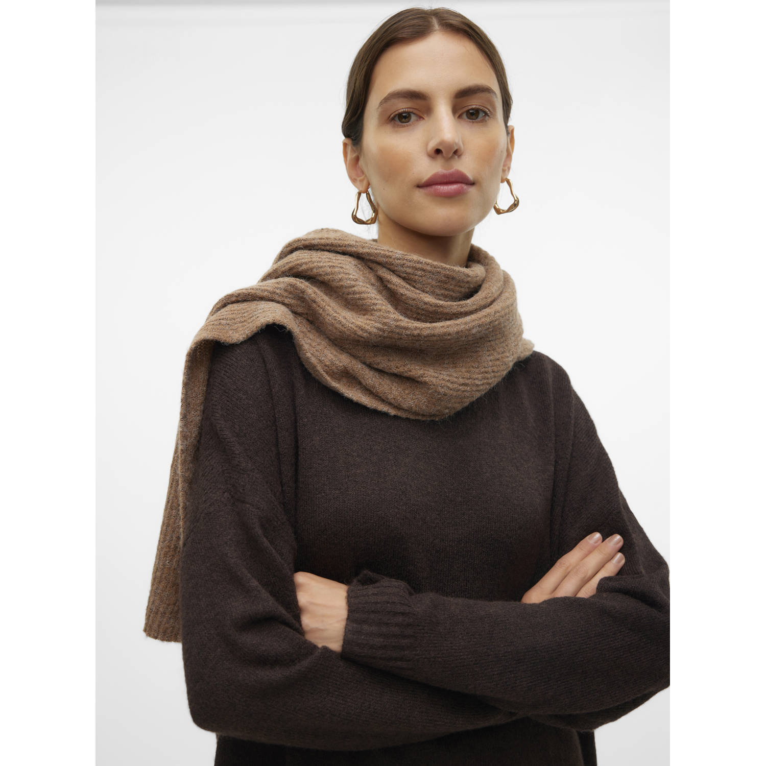 VERO MODA sjaal VMGILA bruin