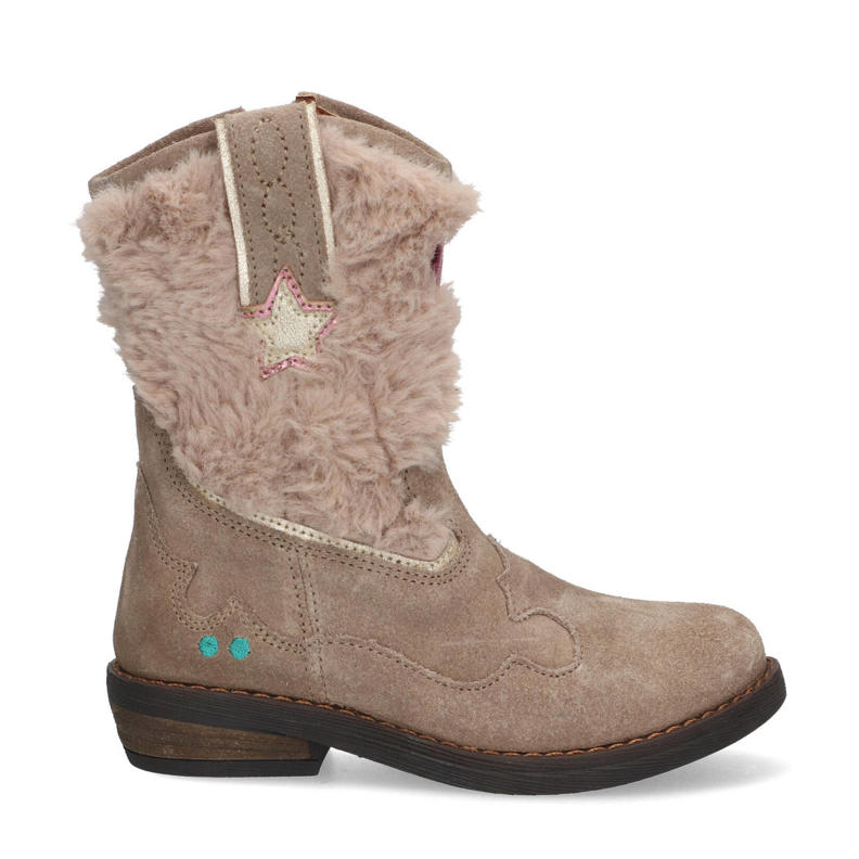 BunniesJR Roxy Rodeo suède cowboylaarzen taupe | wehkamp