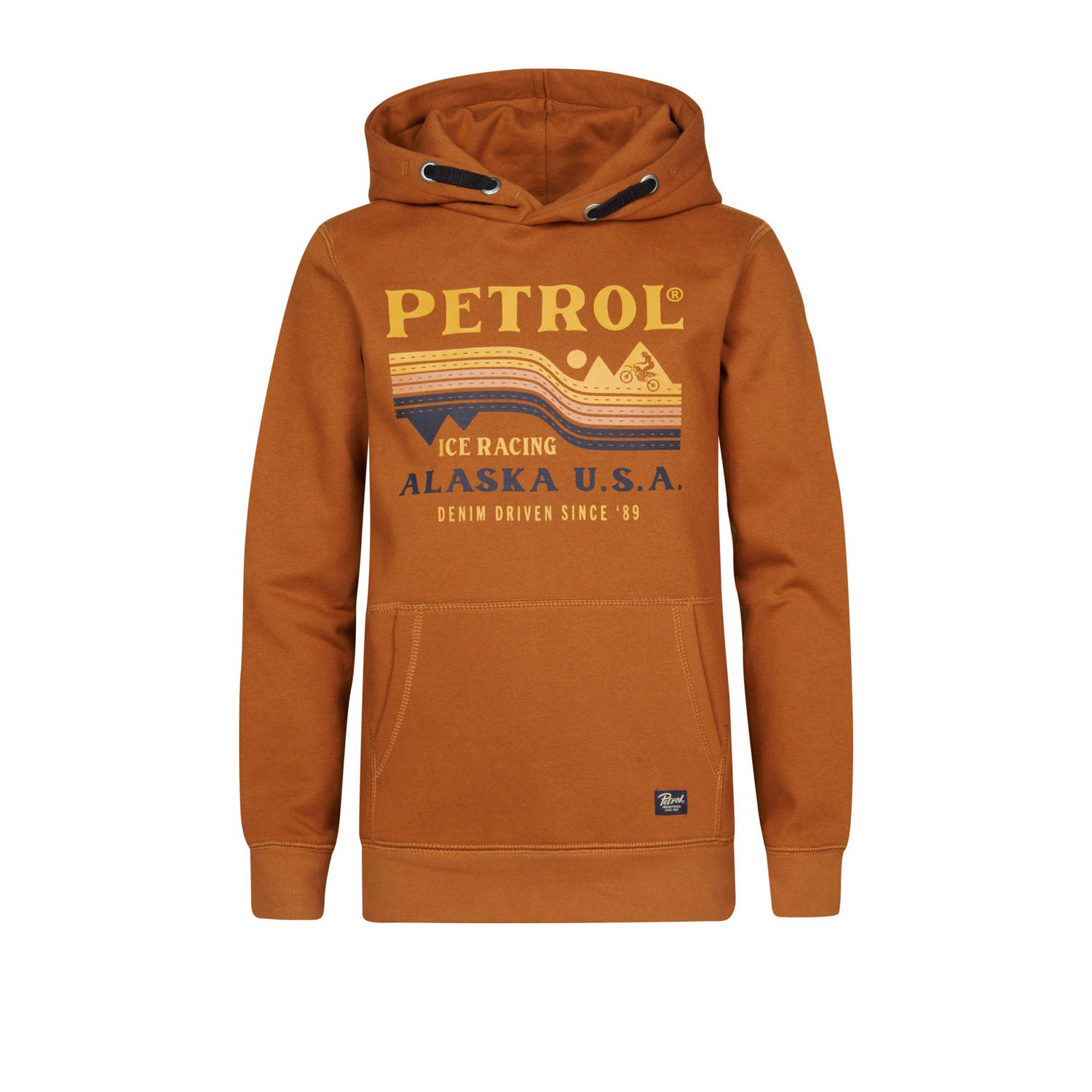 Petrol Industries hoodie oranje