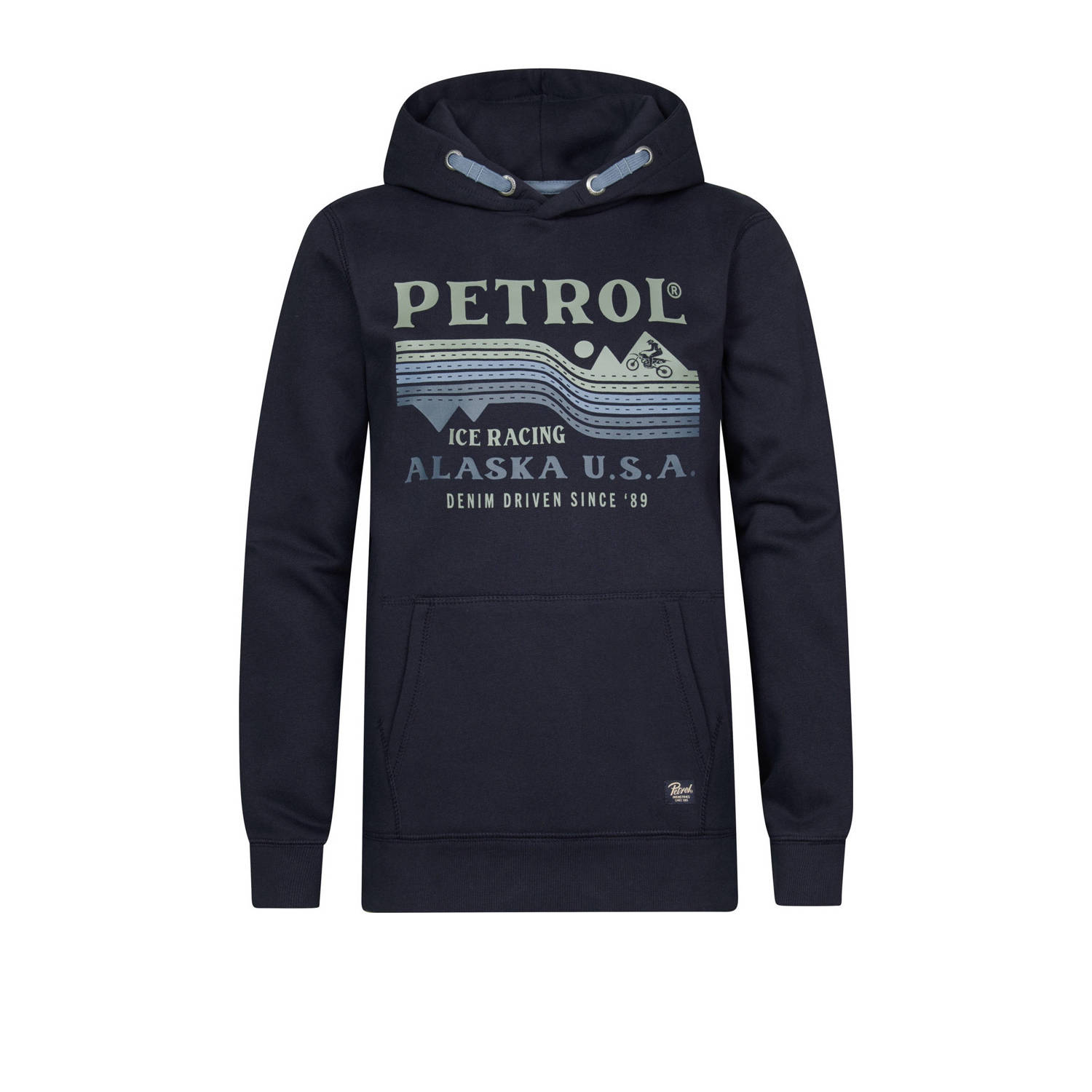 Petrol Industries hoodie donkerblauw
