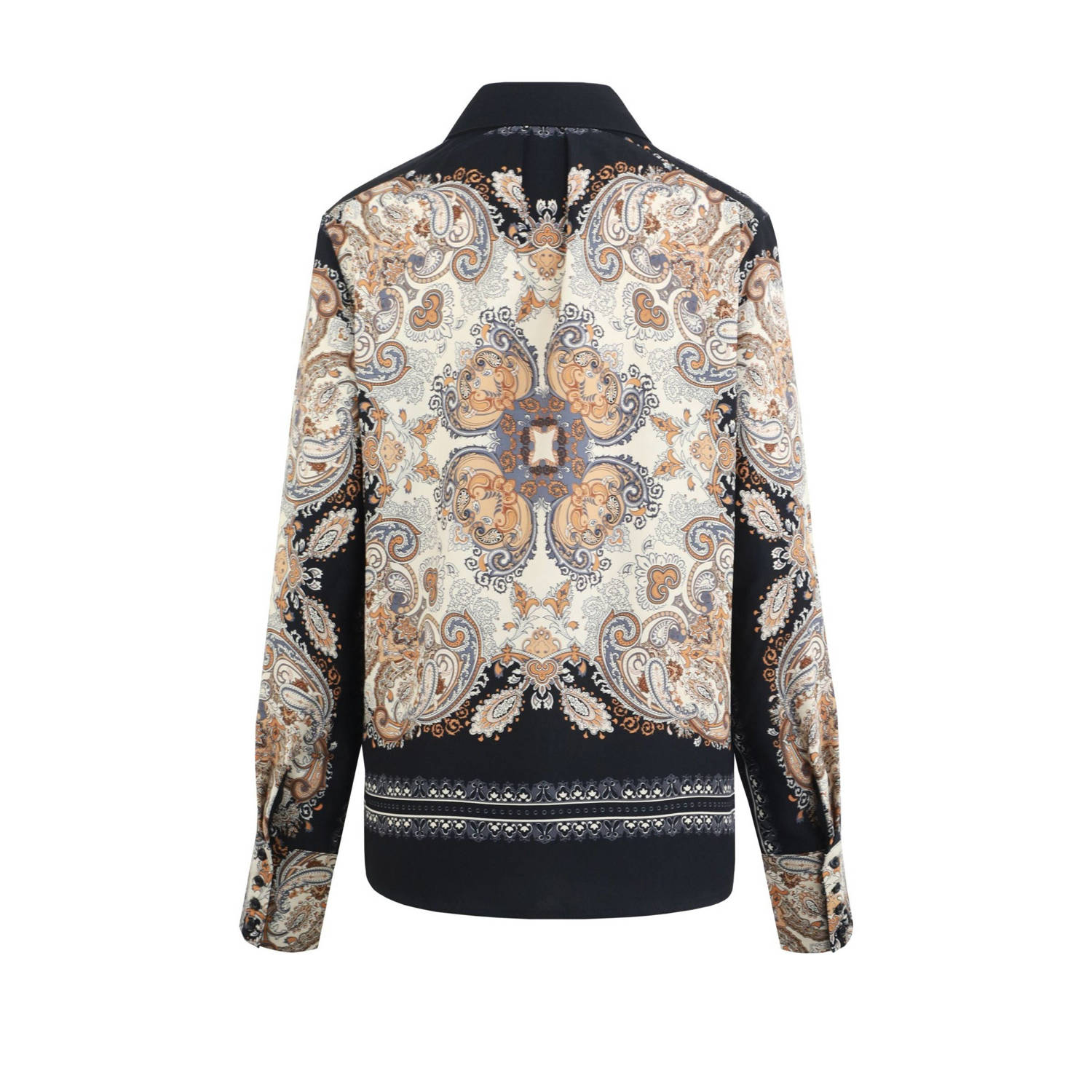 G-maxx blouse met all over print zwart multi