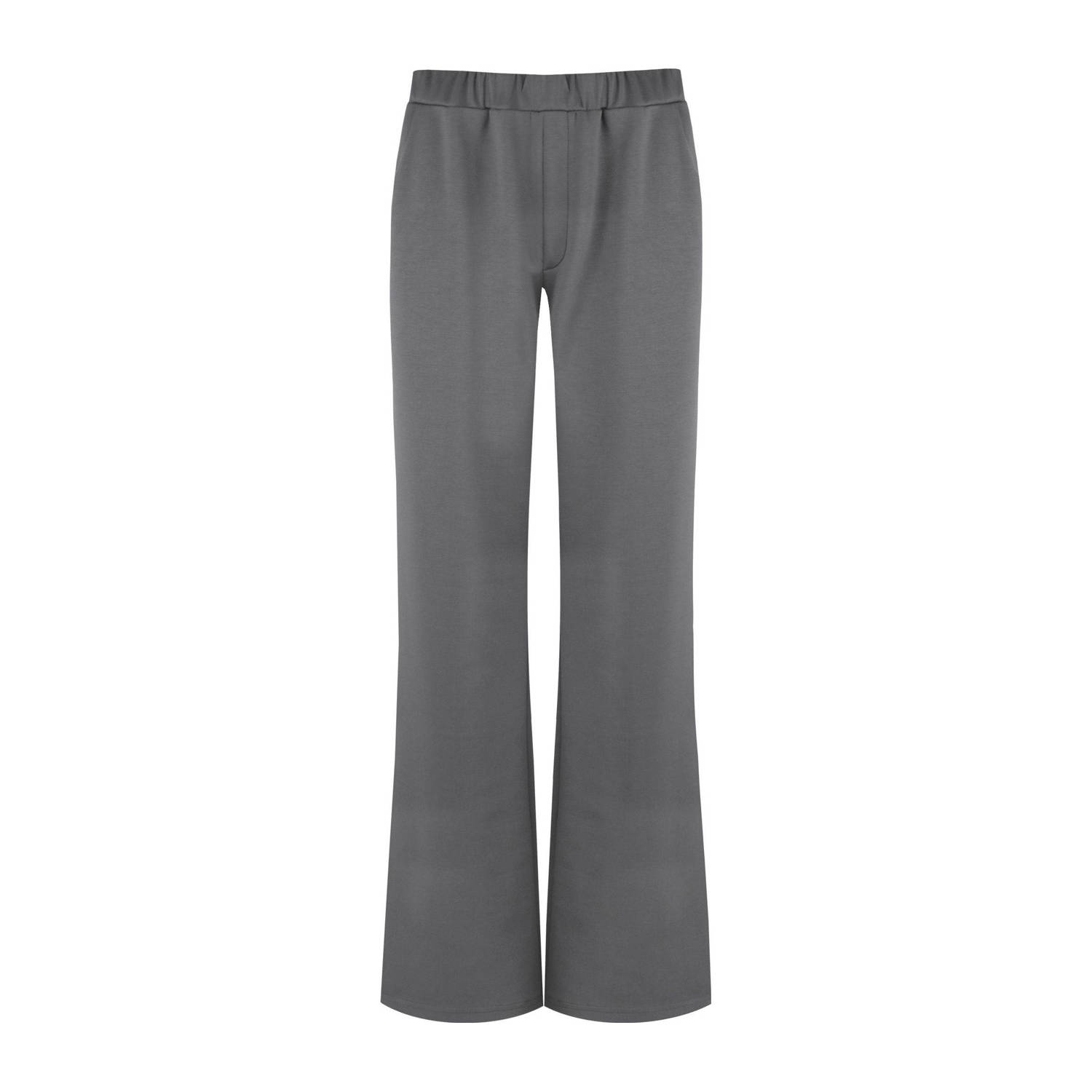 G-maxx low waist wide leg broek antraciet