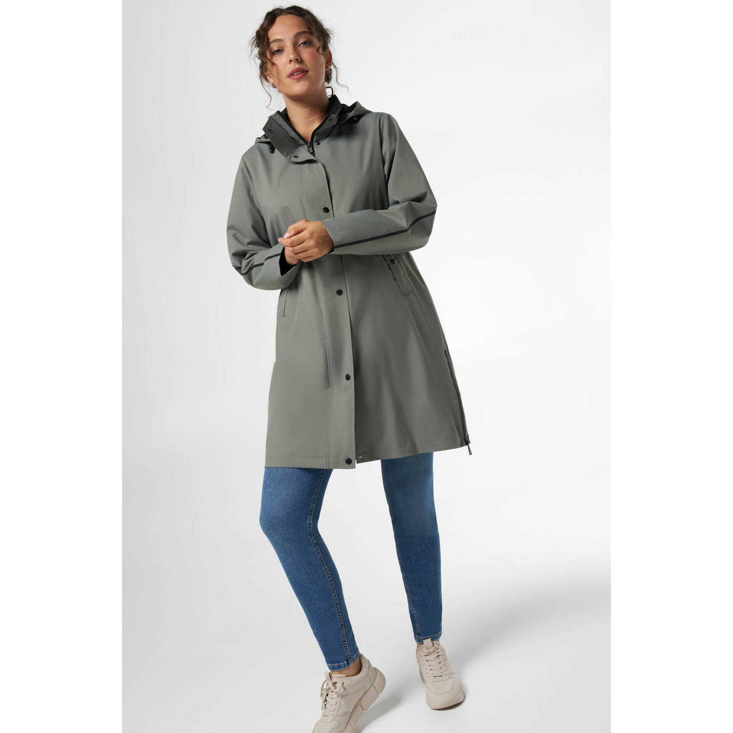 MS Mode regenjas groen