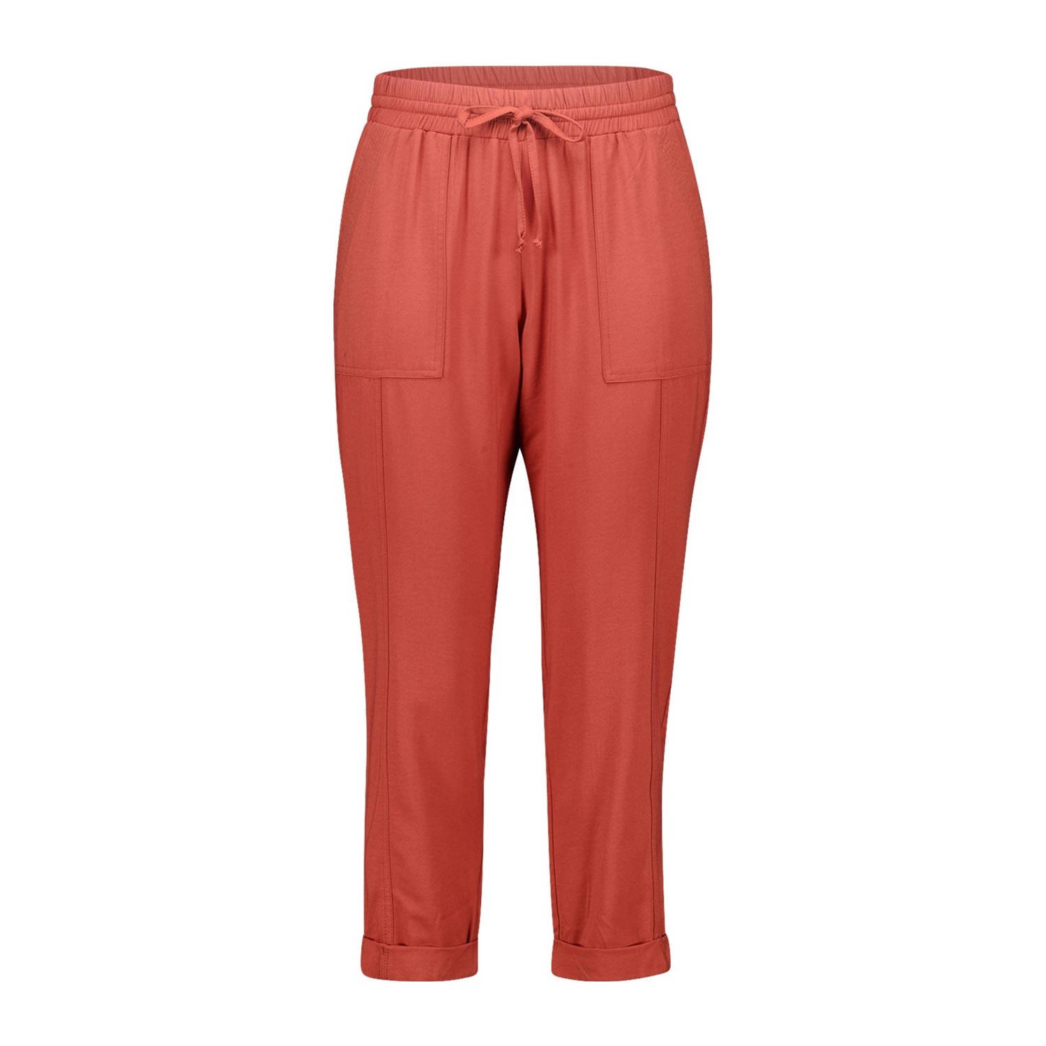 MS Mode straight fit broek rood