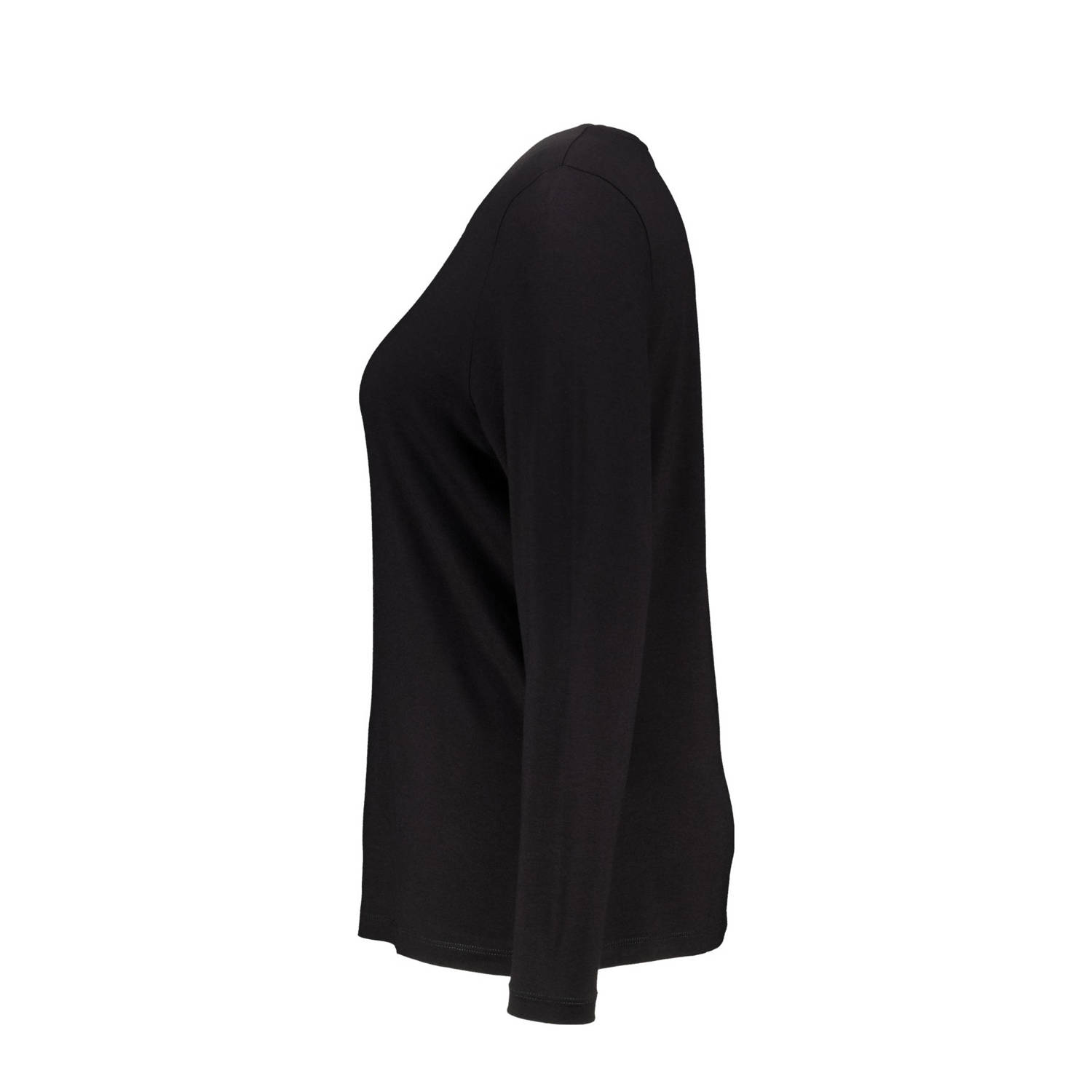 MS Mode jersey longsleeve zwart