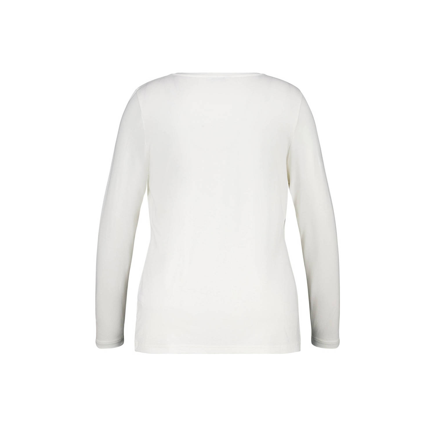 MS Mode jersey longsleeve crème