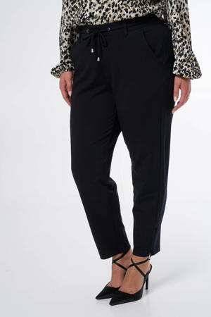 regular fit broek zwart