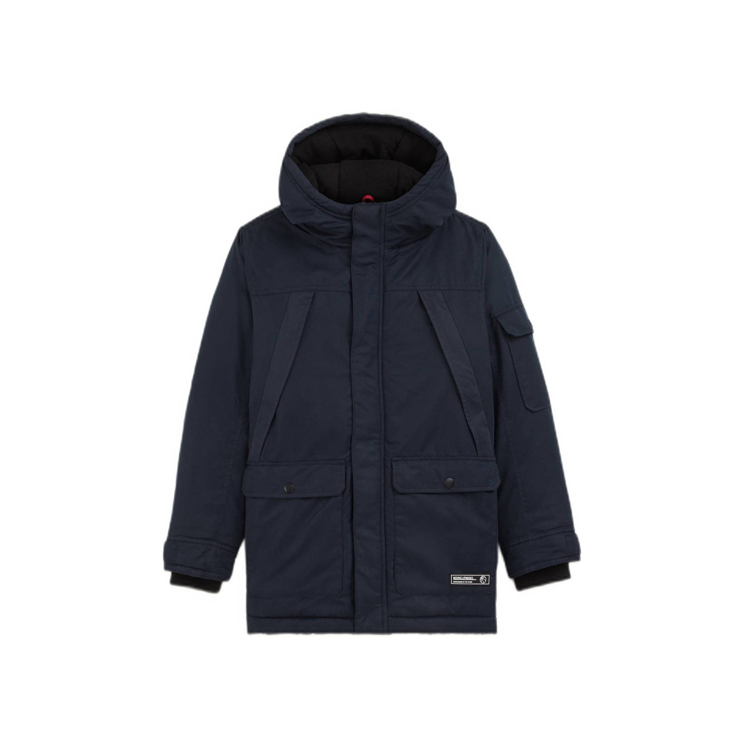 WE Fashion winterjas donkerblauw