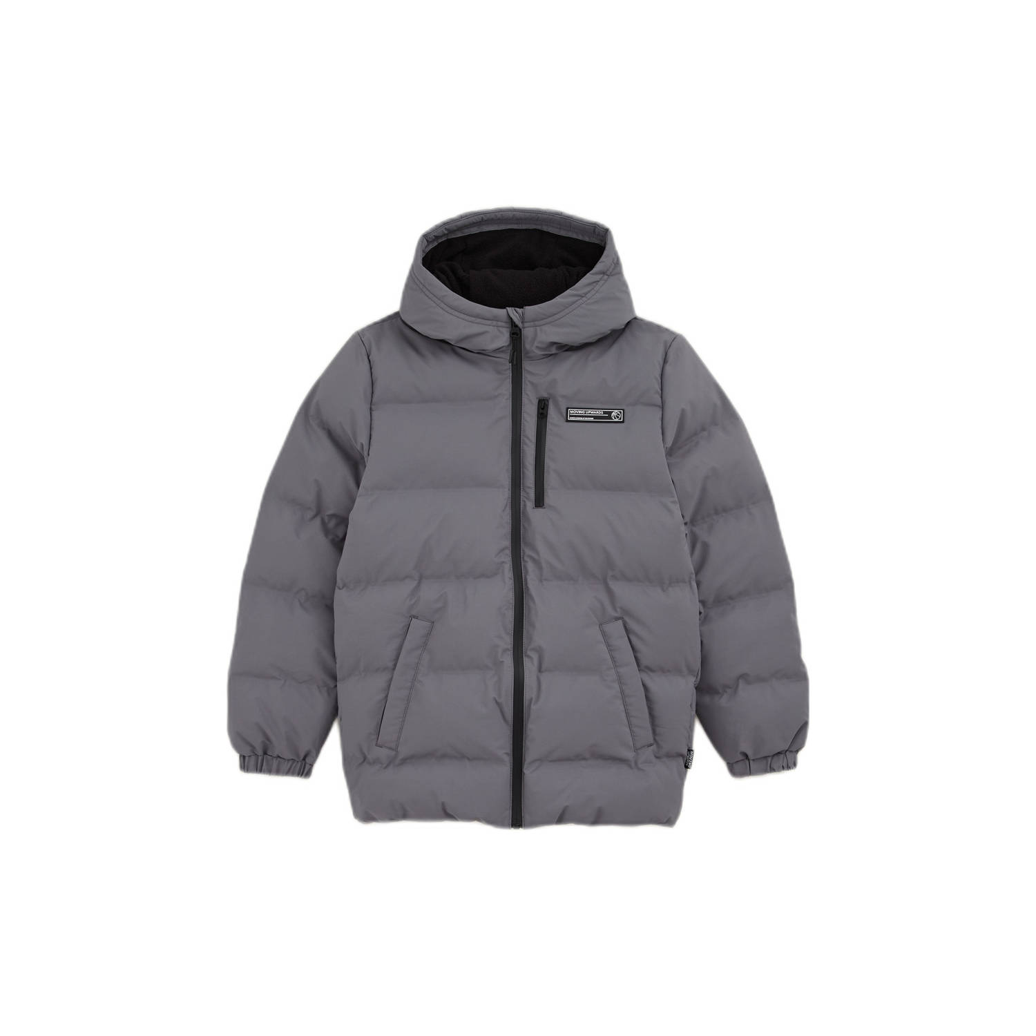 WE Fashion gewatteerde winterjas grijs