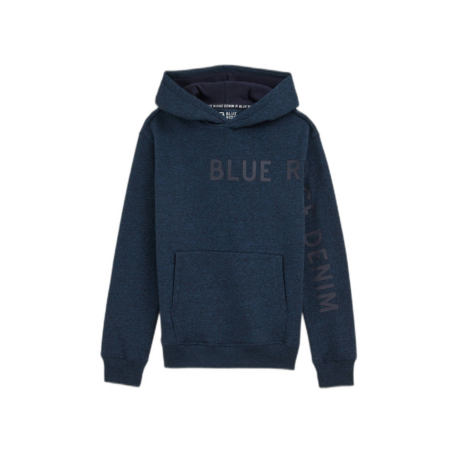 WE Fashion hoodie donkerblauw Sweater Effen 134 140