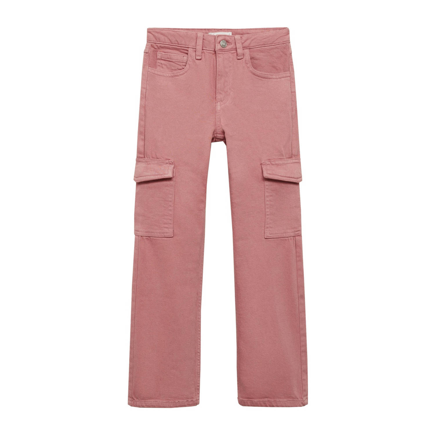 Mango Kids cargobroek roze