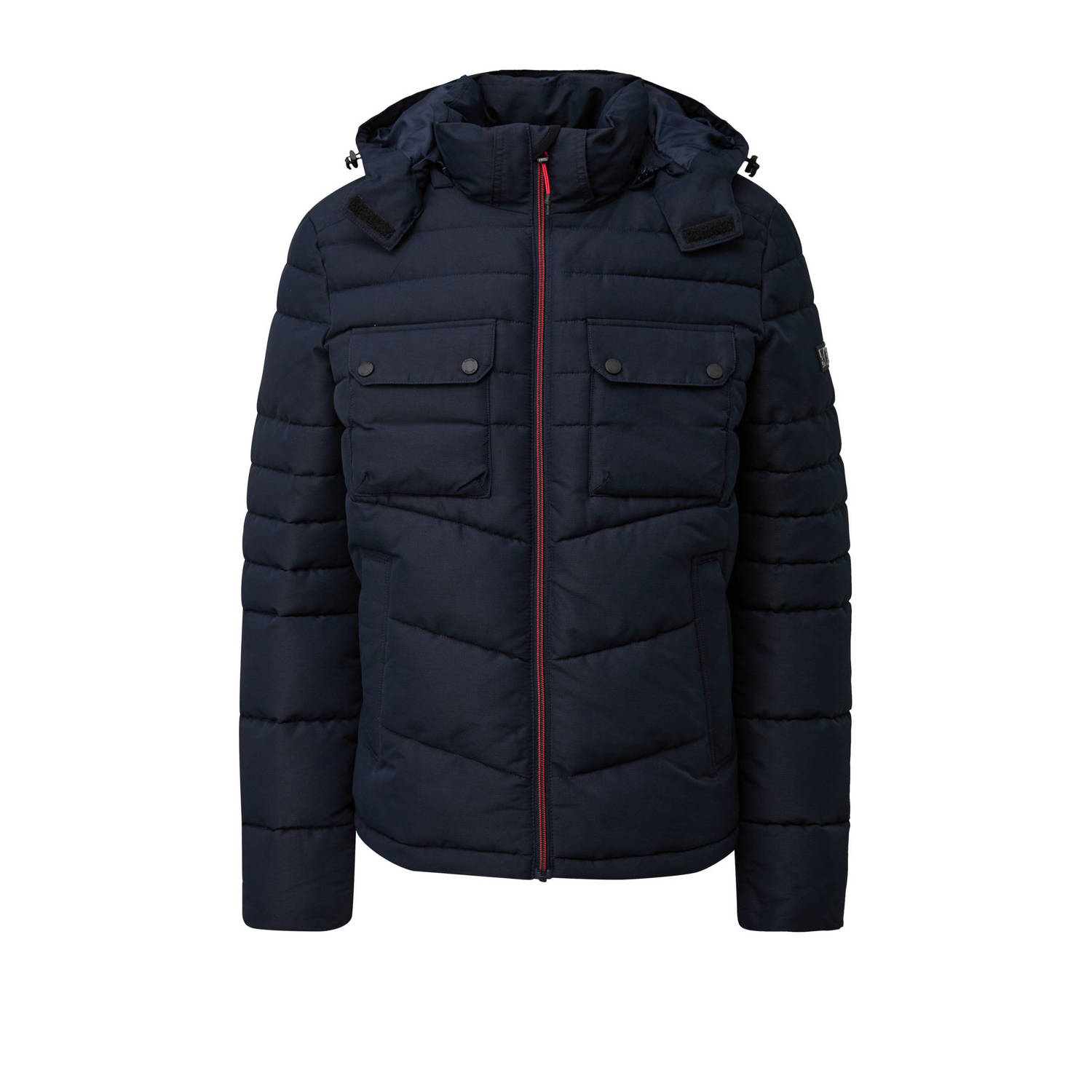 S.Oliver Big Size gewatteerde jas Plus Size donkerblauw